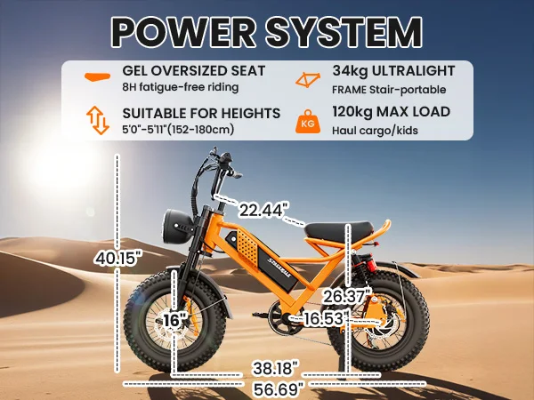 Spacewalk 1500W Fat Tire Electric Bike for Adults, 16' X 4.0' All Terrain Ebike with 720Wh Removable Battery, 70 Miles Range, Dual Suspension, UL2849 Certified Electric Bicycle