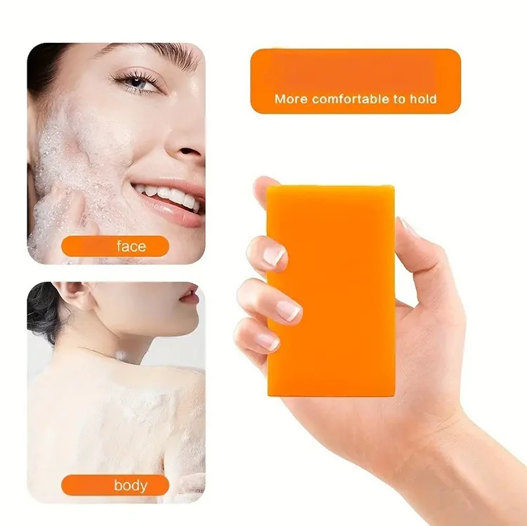 Curcumin Ginger Ready-to-Use Essential Oil Soap Cleanser Papaya Soap - Natural Skin Care