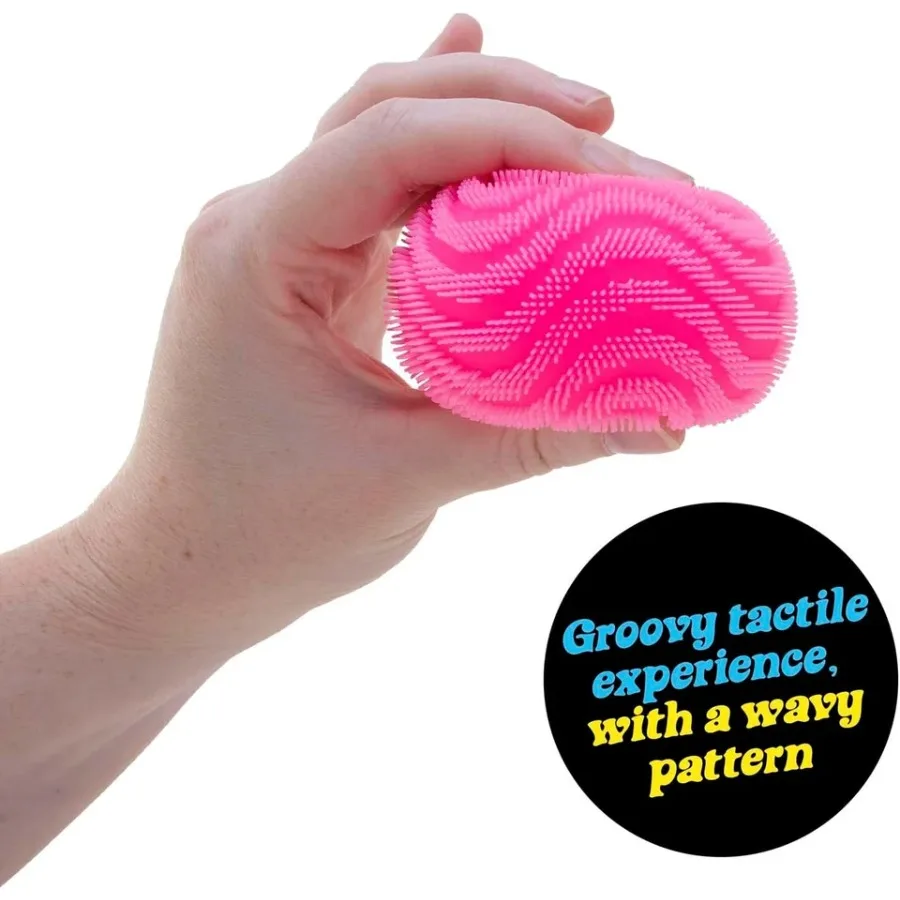 NeeDoh Fuzz Ball Blind Box Series, Soft Stress Relief Fuzzy Ball, Desktop Ornament Fun Squishy Toy for Pressure Relief