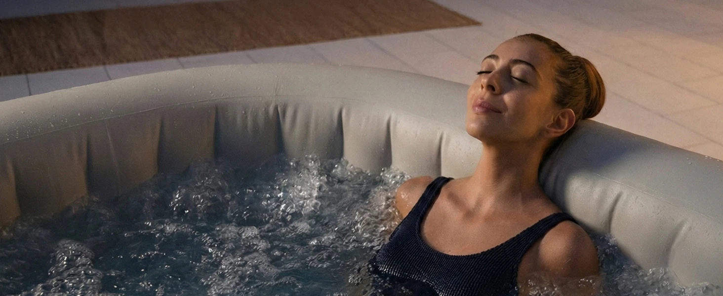 Bestway SaluSpa Hot Springs Inflatable Spa for 4-6 People, 140 AirJets, EnergySense Thermal Insulation, Smart WiFi App Control