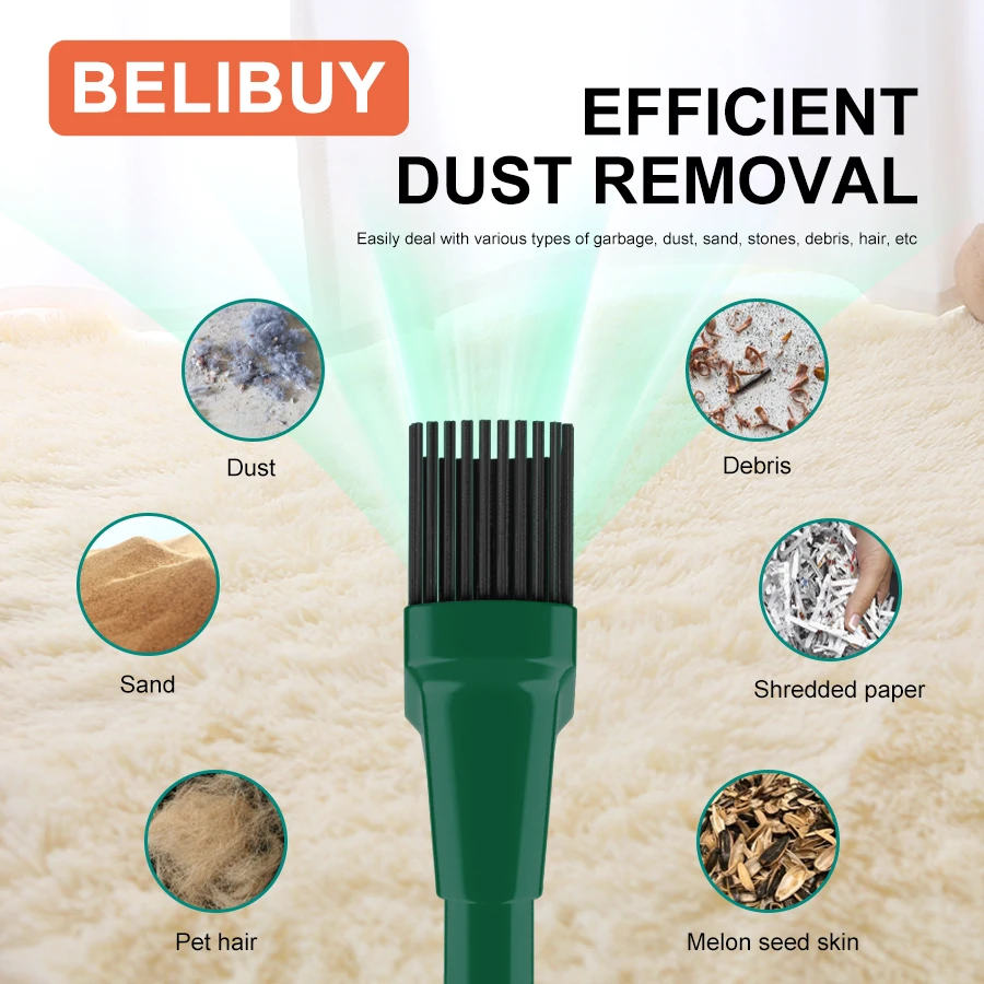 Wireless Handheld Car Vacuum Cleaner, Ergonomic Handheld Design Mini Cordless Vacuum, 3500Pa Strong Suction Car Home Dual Purpose Vacuum with LED Light, Rechargeable Compact Vacuum for Car Sofa Keyboard Pet Hair Corner Dust Deep Cleaning