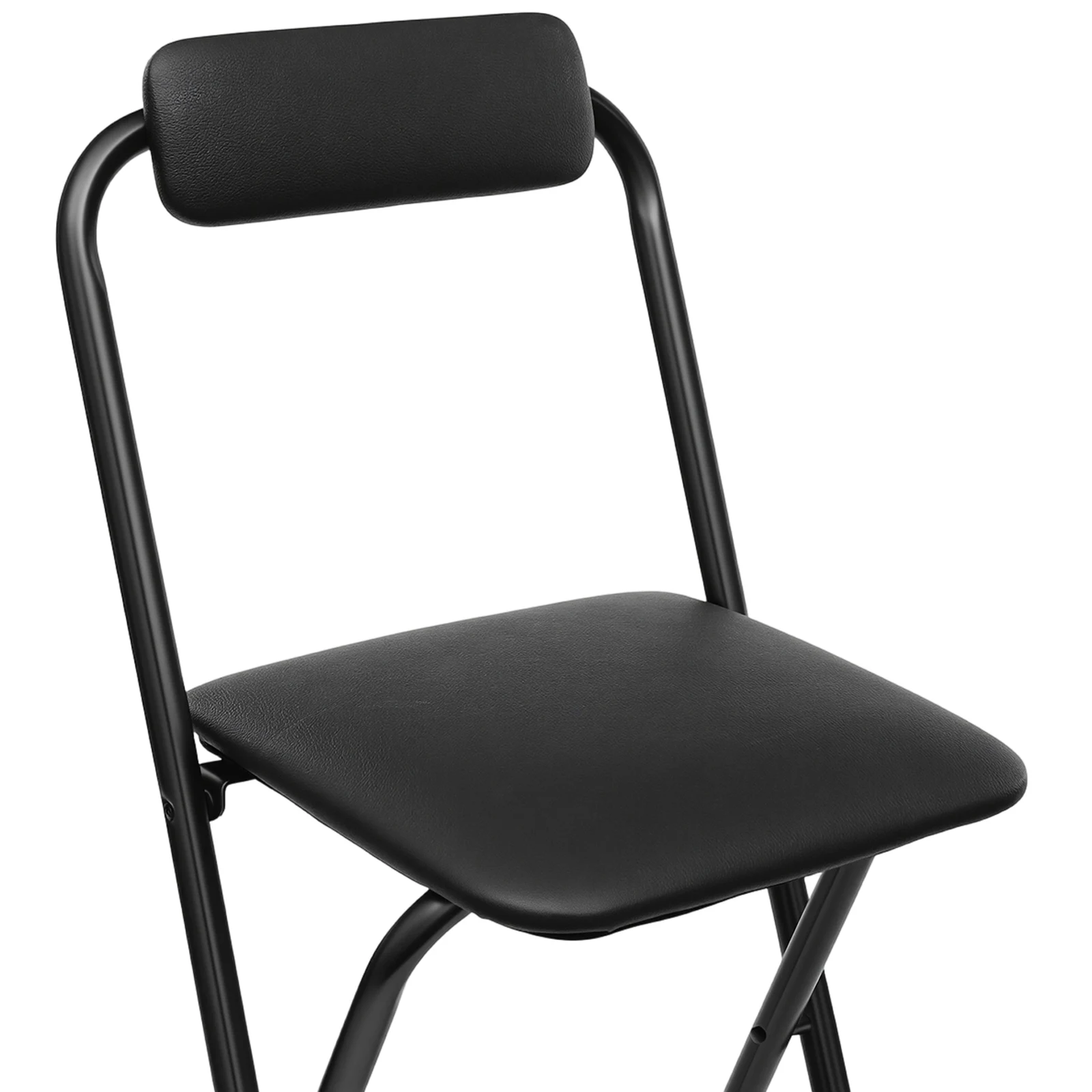 Modern Foldable Bar Chair 29.53in Seat Height X-shaped Chair Legs, 125kg/275.58lbs Load Capacity, for Home Cafe Bar
