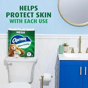 Charmin Ultra Gentle Toilet Paper, 9 Mega Rolls, 231 Sheets Per Roll