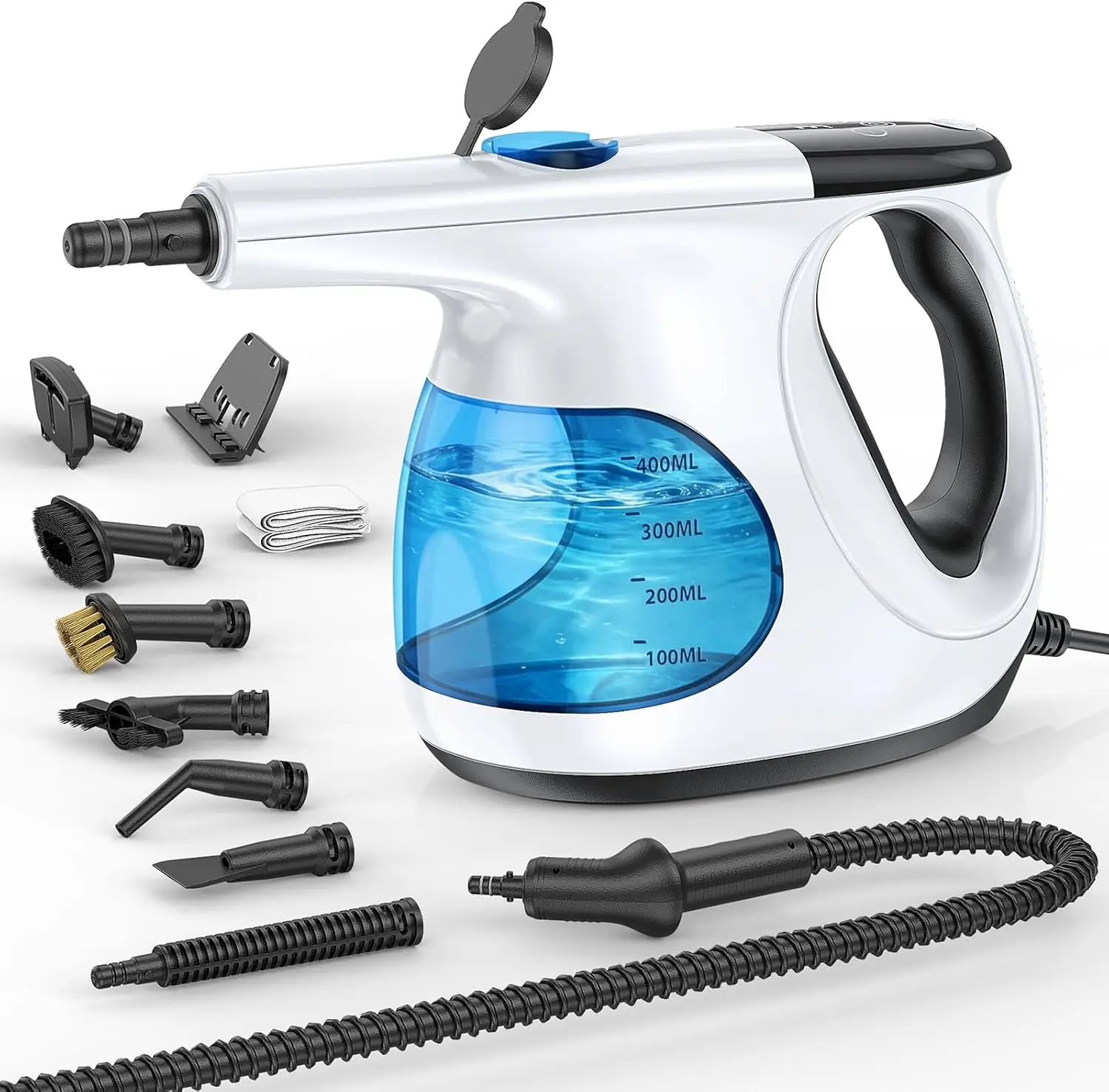 Household Portable Steam Cleaner – 3-Second Rapid Heat, High-Pressure Jet, 3-Level Steam Adjustment, Self-Cleaning Maintenance-Free, Safety Lock Design, Tackles Stubborn Dirt on Sofas, Floor Cracks & Stovetops