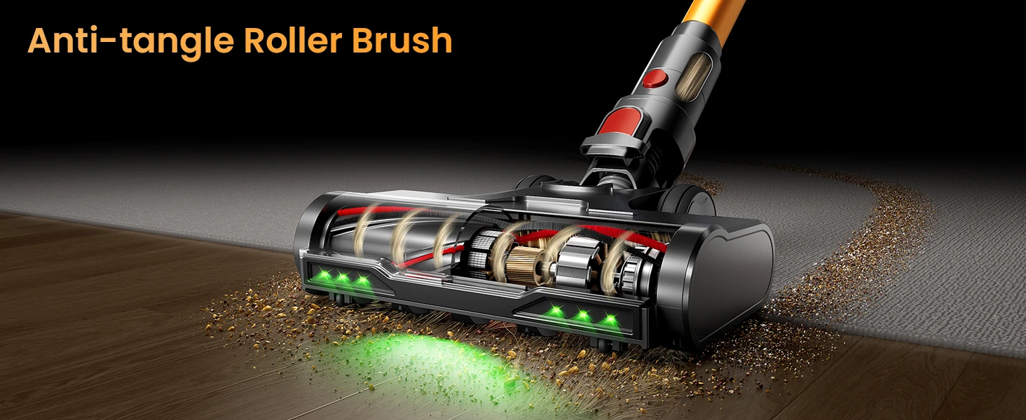 M9/Y9 NEW 80KPA 850W 80000PA Ultra-Strong Cordless Vacuum Cleaner 90 Min Long Runtime Removable Battery 6X4000mAh Smart Display