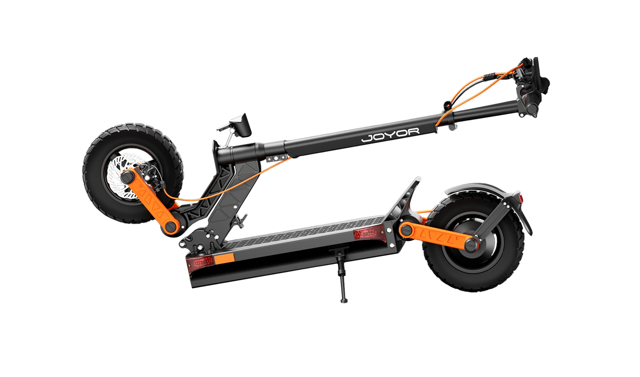 JOYOR S5-Z Adult Electric Scooter 600W Motor 48V13AH Battery Foldable E-Scooter 10" Off-Road Air Tire City EScooter