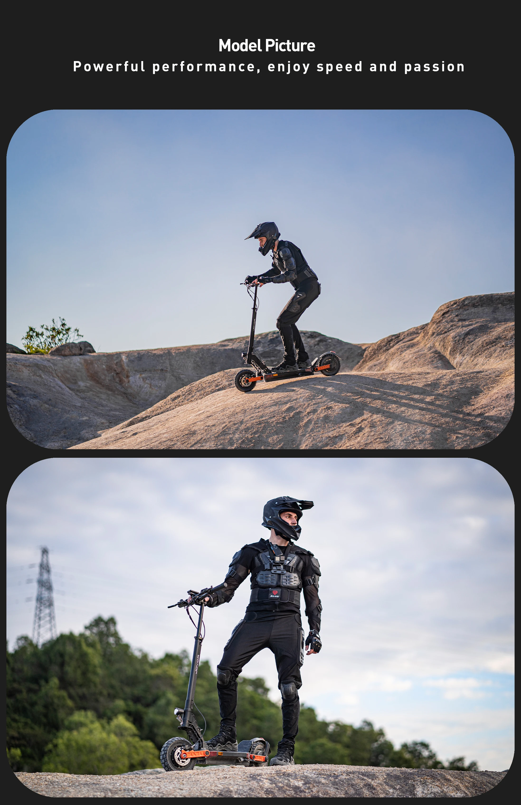 JOYOR S5-Z Adult Electric Scooter 600W Motor 48V13AH Battery Foldable E-Scooter 10" Off-Road Air Tire City EScooter