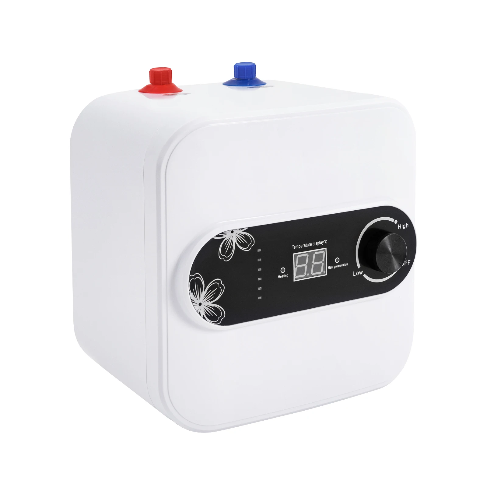 Electric Mini Tank Water Heater 1500W, 2.1 Gal Instant Hot Water Heater with LCD & Adjustable 86-149°F for Kitchen Bathroom