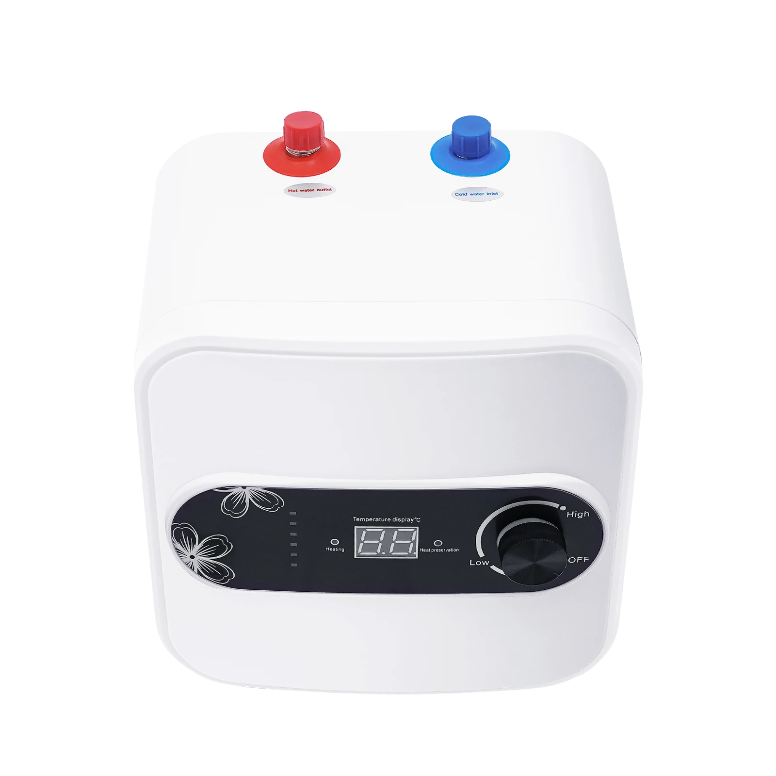 Electric Mini Tank Water Heater 1500W, 2.1 Gal Instant Hot Water Heater with LCD & Adjustable 86-149°F for Kitchen Bathroom