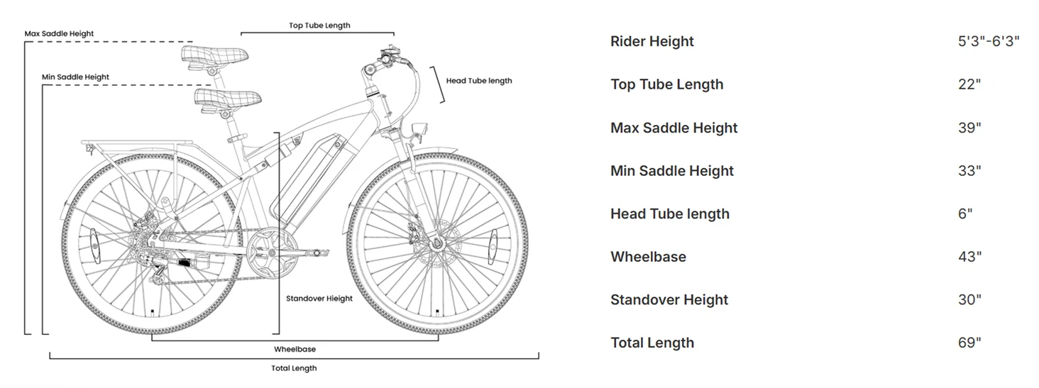 QRONGE Zephyr Electric Bike for Adults 1000W Peak Motor 486Wh Battery Mountain Electric Bicycle 26'' Tire Full Suspension E-bike