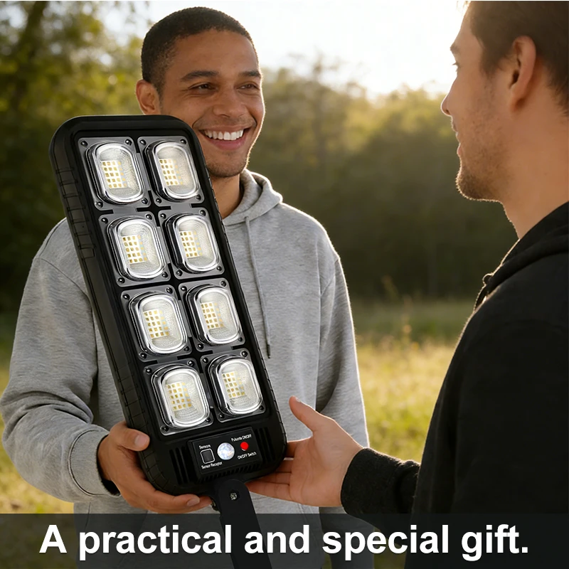 FAMCDC Solar Lights Wall Lamp With Motion Sensor Outdoor Waterproof Lamp for Garden Courtyard Backyard Pathway Street Light