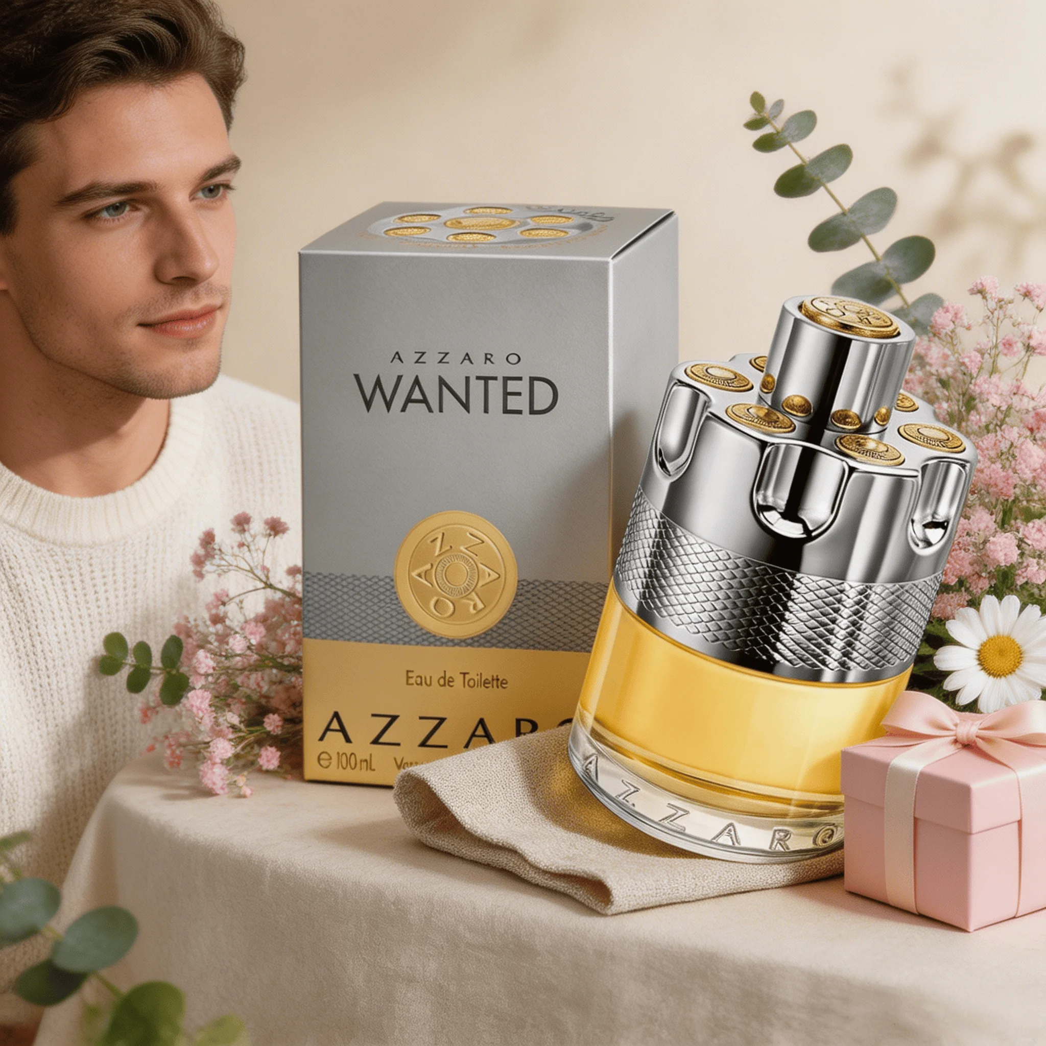 Azzaro Wanted Intense Unisex Fragrance, Hot Selling Eau De Parfum, Rich Warm Scent, Exceptionally Long Lasting Woody Perfume 100ml 3.4oz Chrome, Wanted, Chrome Extreme & More Deep Woody Spicy Warm Fragrance 100ml 3.4oz