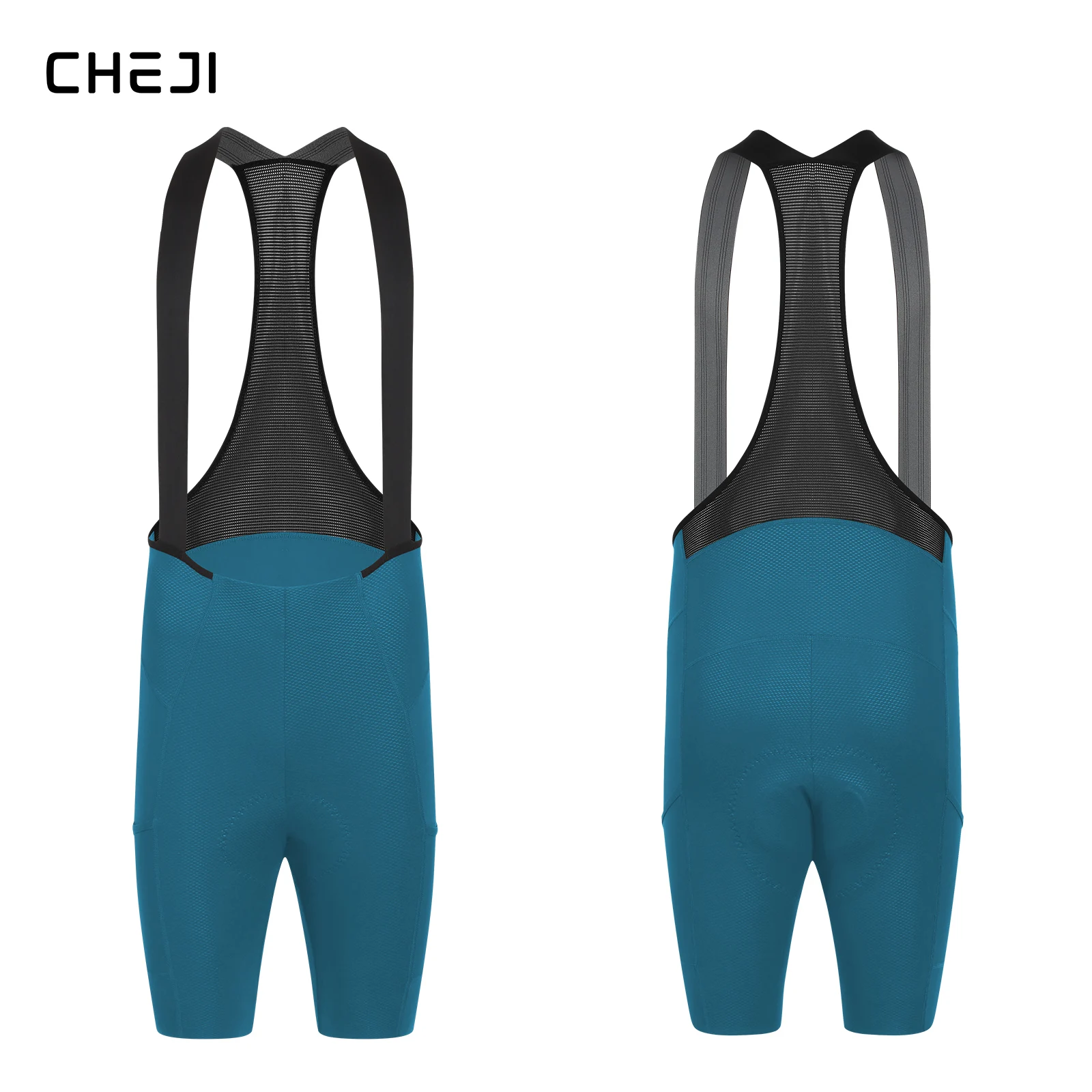Cheji Men's Cycling Bib Shorts Seamless Comfortable Quick-Drying Breathable for Optimal Performance And Riding Experience