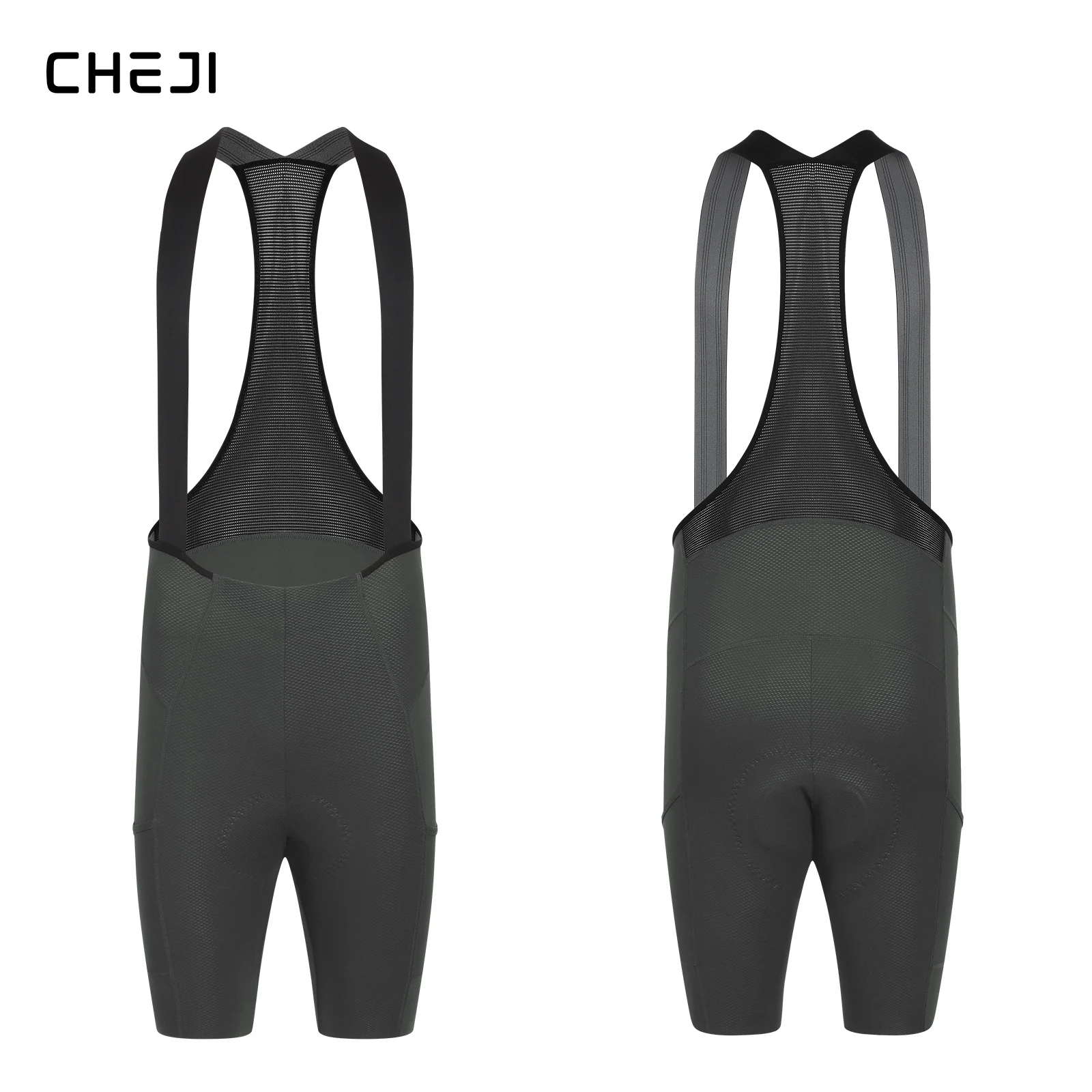 Cheji Men's Cycling Bib Shorts Seamless Comfortable Quick-Drying Breathable for Optimal Performance And Riding Experience