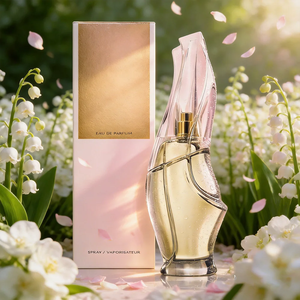 Donna Karan Cashmere Mist Perfume for Women 100ml Elegant Amber Floral Scent Lily of the Valley Top Notes Jasmine Heart Sandalwood Base EDP for Fall Winter Office Daily Wear
