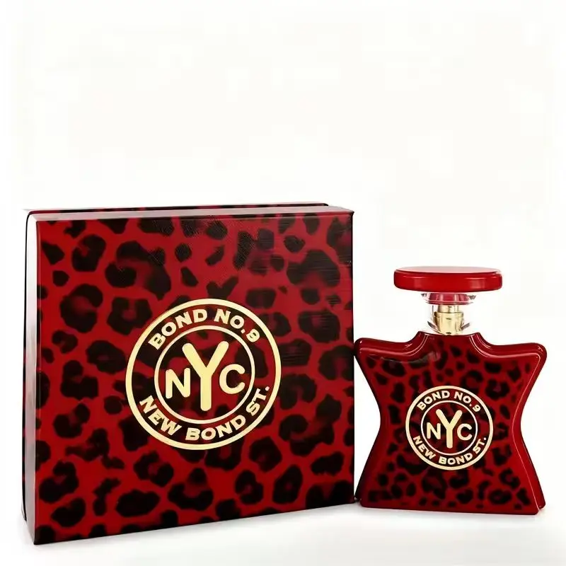100ml Bond No.9 New Bond St Red Leopard | Juicy Berry Floral Bright Top, Creamy Spicy Honey Middle, Warm Radiant Amber Musk Base