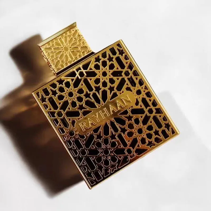 Rayhaan Gold Oriental Oud Eau de Parfum 100ml Unisex Perfume | Saffron Rose Vanilla Amber Woody Rich Long Lasting Middle Eastern Luxury Fragrance