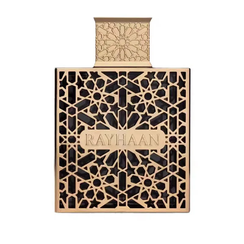 Rayhaan Gold Oriental Oud Eau de Parfum 100ml Unisex Perfume | Saffron Rose Vanilla Amber Woody Rich Long Lasting Middle Eastern Luxury Fragrance
