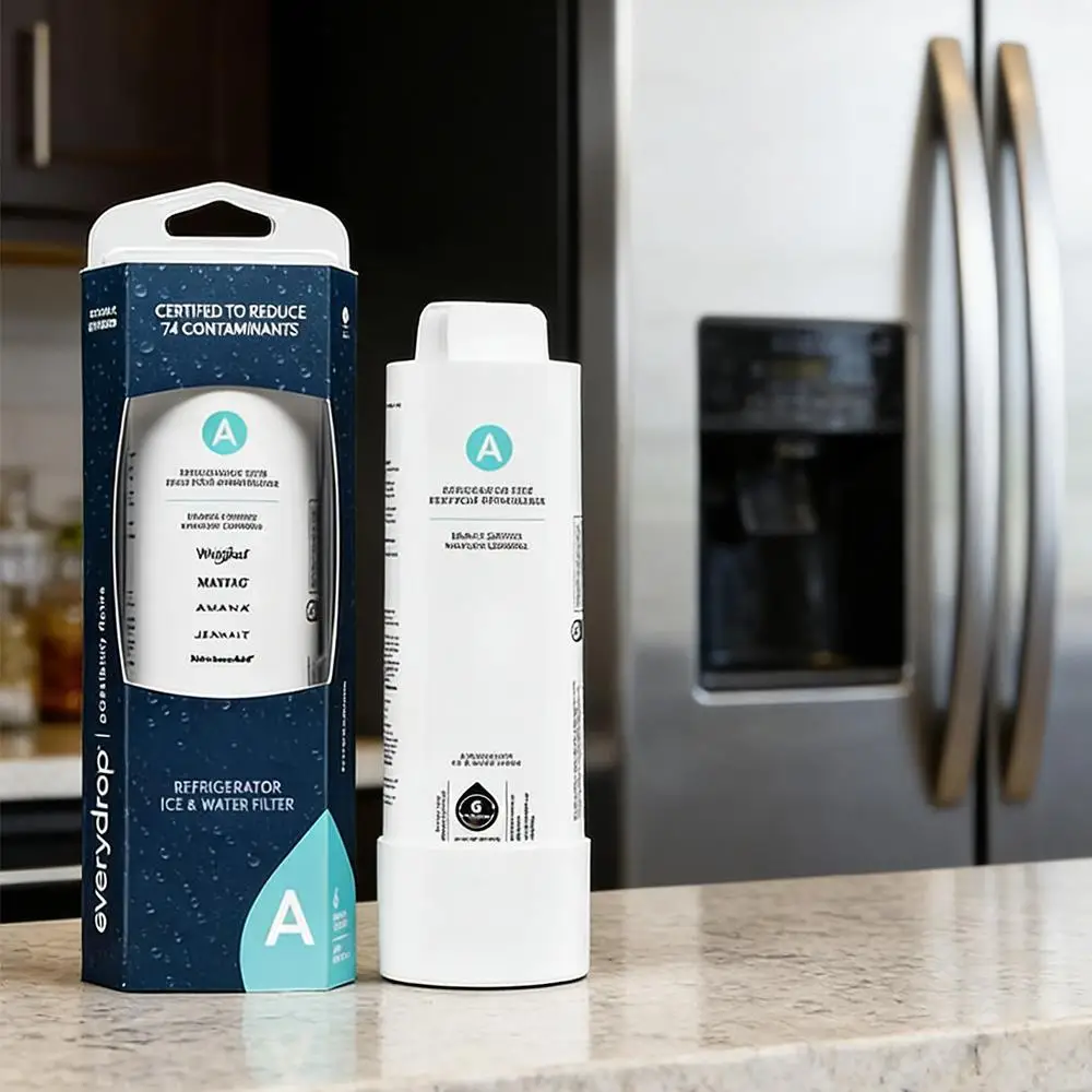 Replacement for EveryDrop EDRARXD1 Refrigerator Water Filter β Filter A β UL Certified Under NSF/ANSI 42, 53 & 401 to Reduce 74 Contaminants Including Lead, Pesticides & Pharmaceuticals β Genuine Replacement for Whirlpool, Maytag & KitchenAid β 200 Gal
