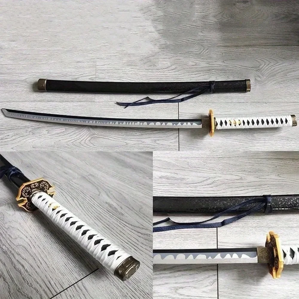 Devil May Cry 104cm 40in Light Grey Glow Plastic LED Light Up Glow Katana Sword Sabre Blade Safe Cosplay Display Photo Prop