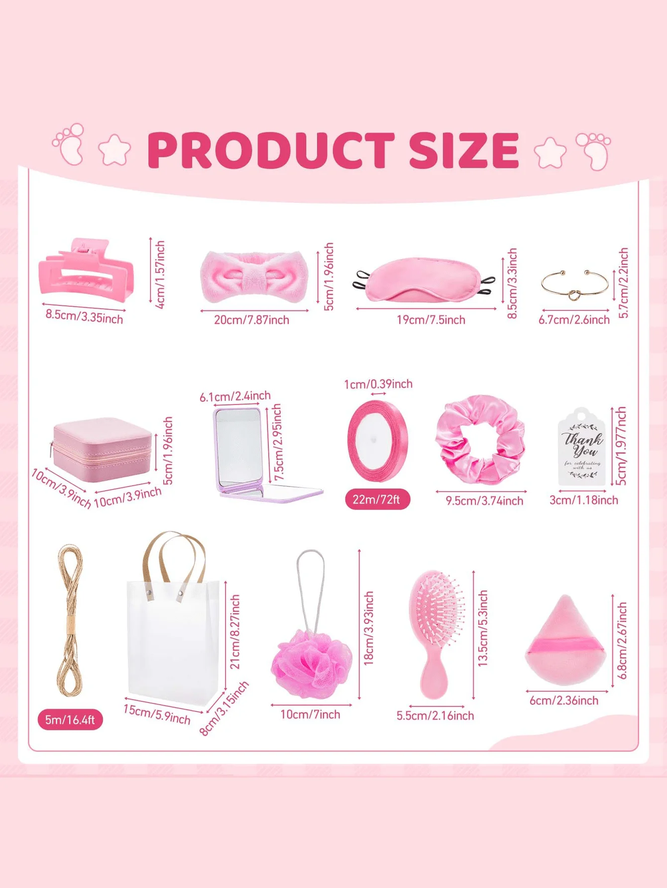 Baby Shower Prizes Modern Sleek 74 Pcs Blue Game Winners Gifts Clear Tote Bags Spa Headbands Puffs Mirrors Jewelry Boxes For Bridal Shower Bachelorette Party Wedding Favors Party Supplies Housewarming Gift Mother's Day Gift