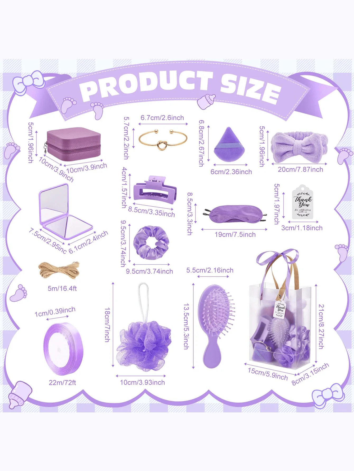 Baby Shower Prizes Modern Sleek 74 Pcs Blue Game Winners Gifts Clear Tote Bags Spa Headbands Puffs Mirrors Jewelry Boxes For Bridal Shower Bachelorette Party Wedding Favors Party Supplies Housewarming Gift Mother's Day Gift
