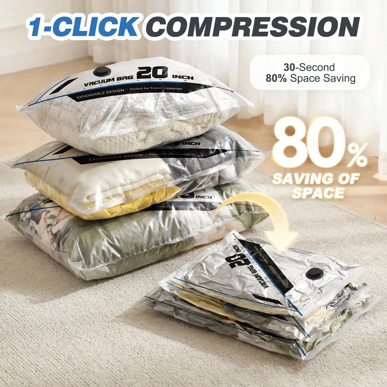 12 Pcs Travel Vacuum Seal Bags Modern Sleek Checkered Pattern Space Saving Storage Bags With Electric Rechargeable Air Pump Reusable Vacuum Storage Bags For Clothes Blankets Pillows Luggage Travel Essential
