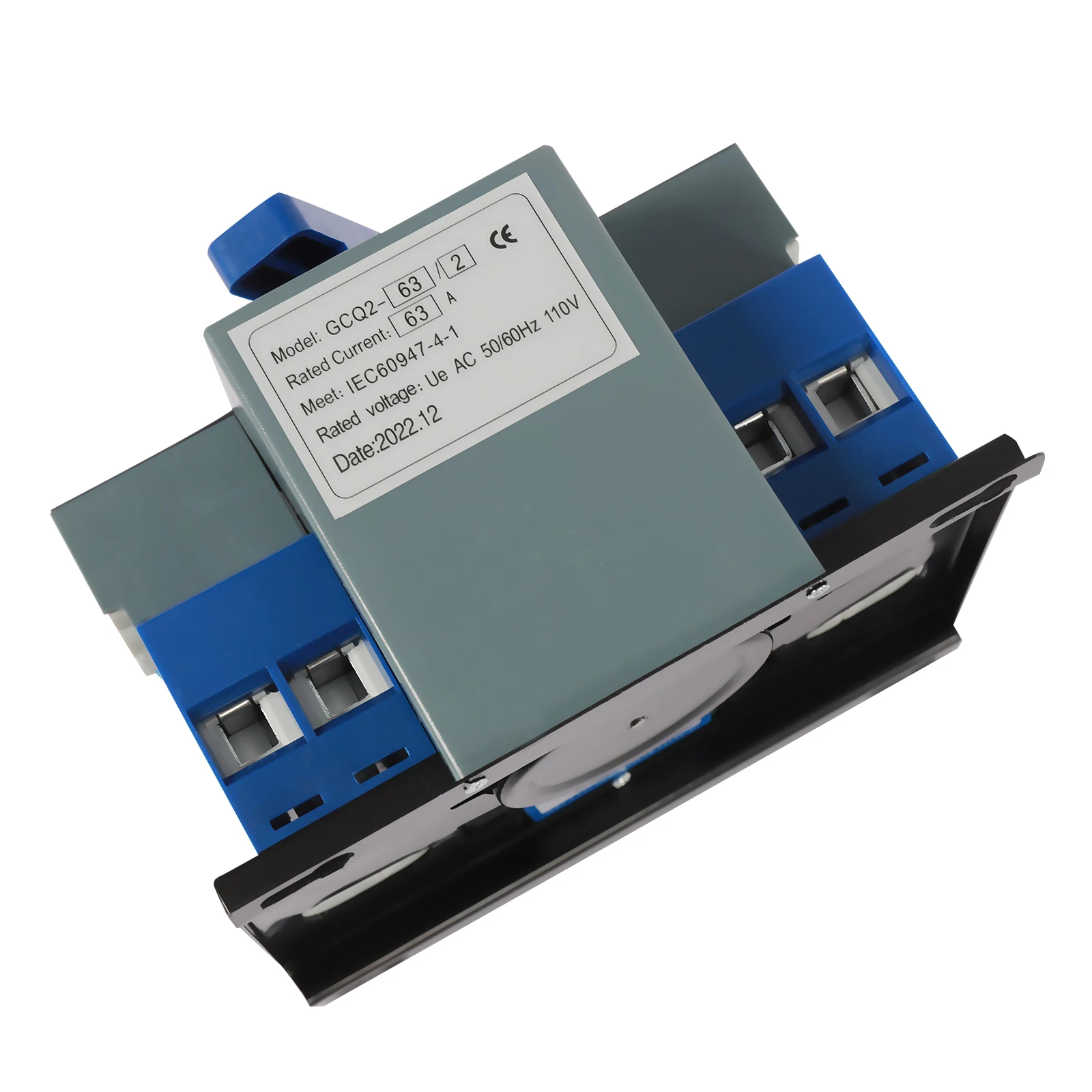 Dual-Power Automatic Transfer Switch+63A Rated Current, Automatic Transfer Switch+110V Voltage, Dual Power+≤2S Conversion Time, For Homes Hotels Schools Restaurants Banks Hospitals Shopping Malls Solar/Battery/Street Lamp Backup Power