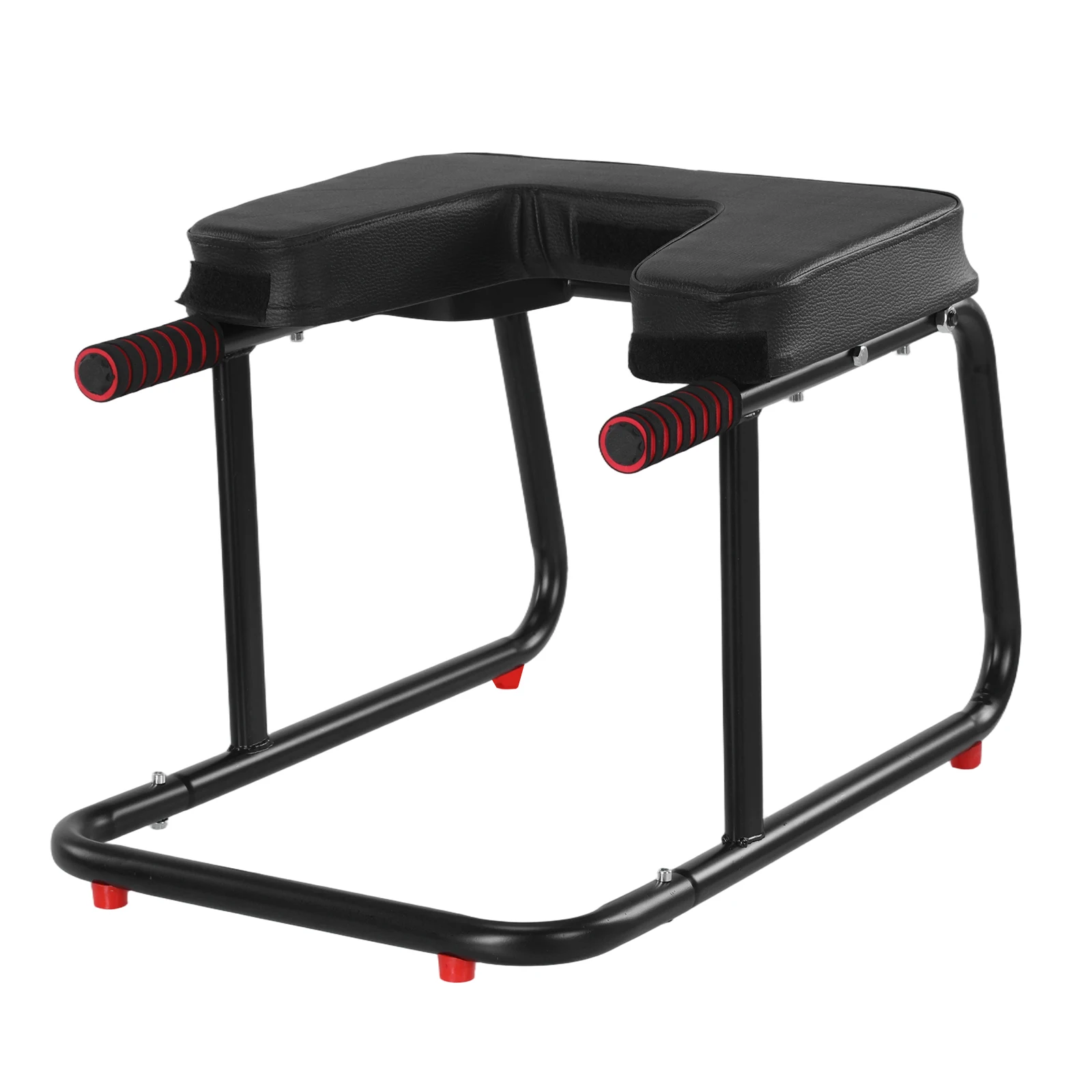 Yoga Headstand Bench Loading 550Lbs Handstand Trainer Bench with Anti-Slip Mat Metal Frame & PU Pads for Workout Fitness and Gym