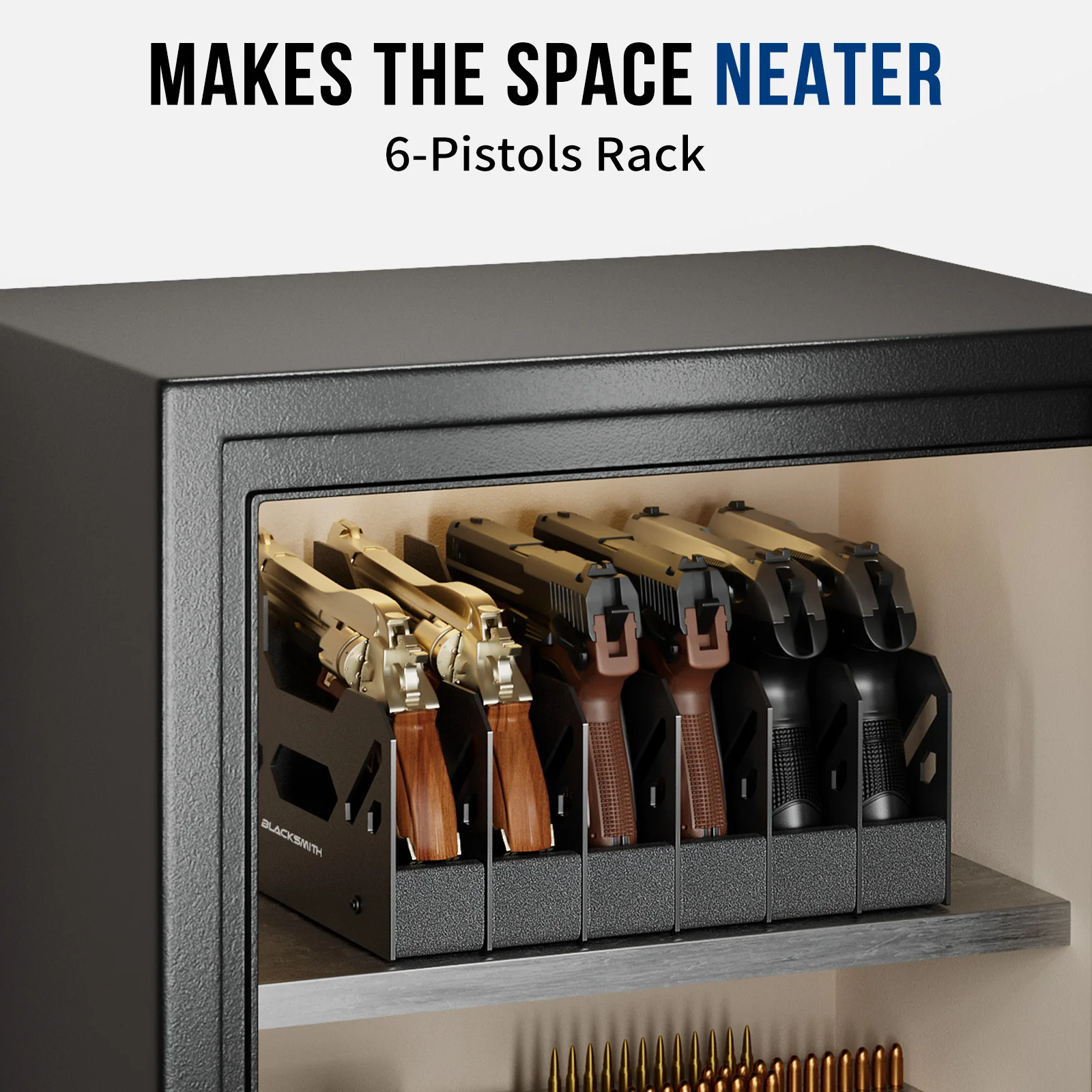 6 Slots Foam Gun Rack Pistol Rack Revolver Handgun Stand Display Holder Pistols Holder Airsoft Gun Storage Accessories