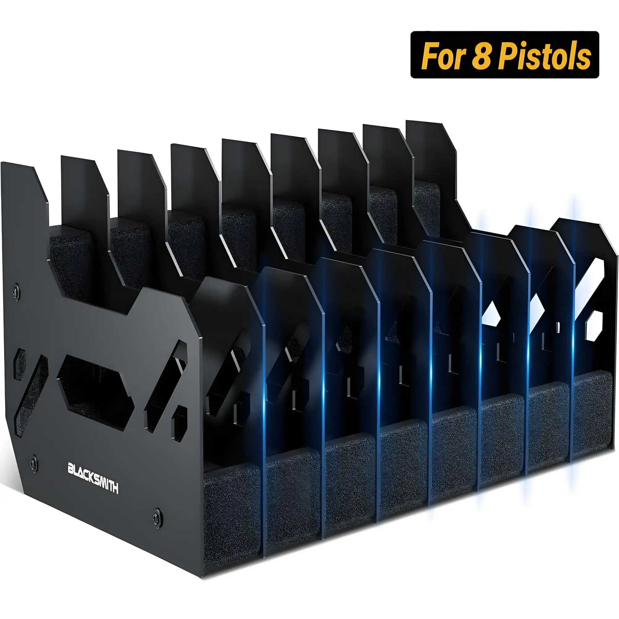 6 Slots Foam Gun Rack Pistol Rack Revolver Handgun Stand Display Holder Pistols Holder Airsoft Gun Storage Accessories