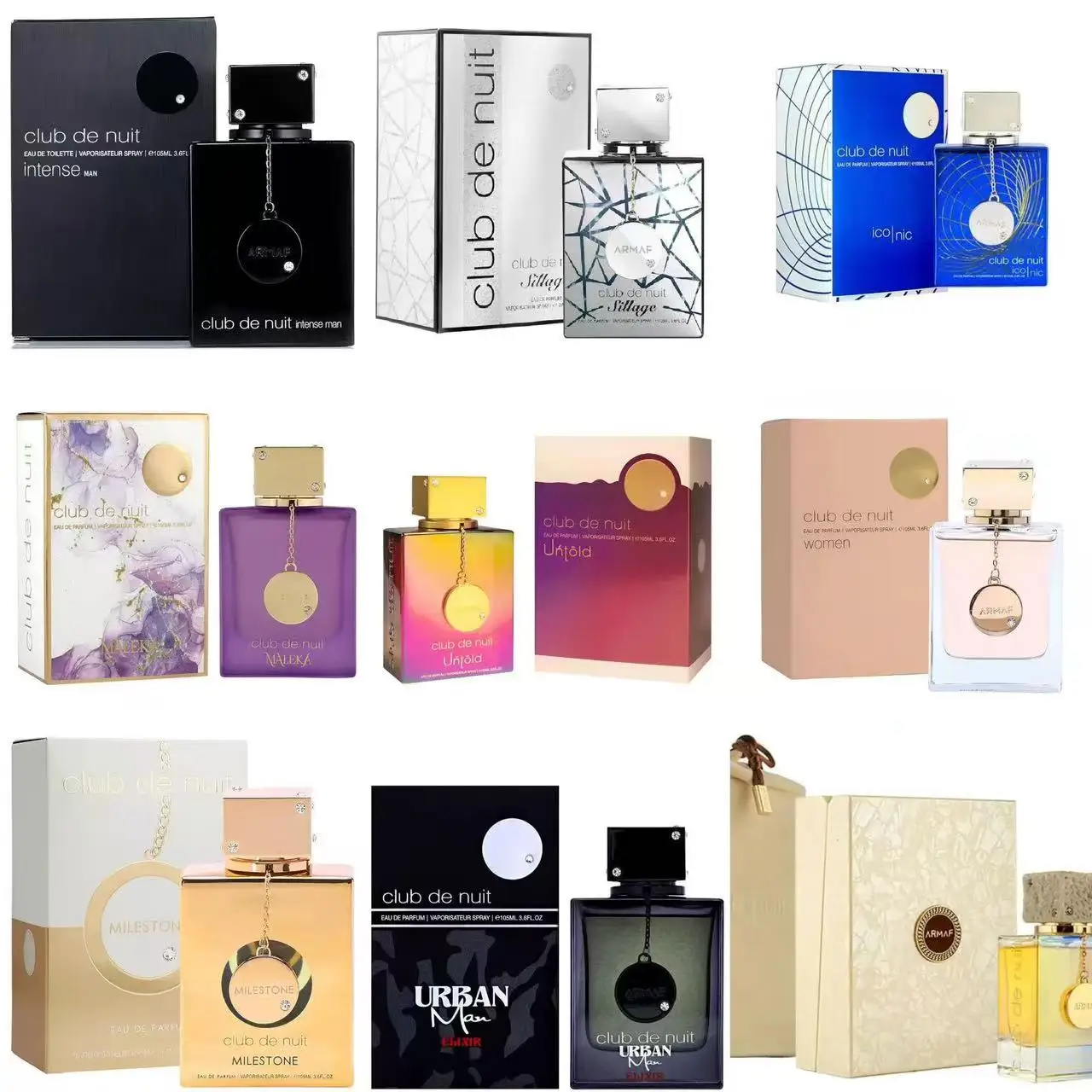 Arma.F Club De Nuit Six Neutral Perfume Spray 105ml Long-Lasting