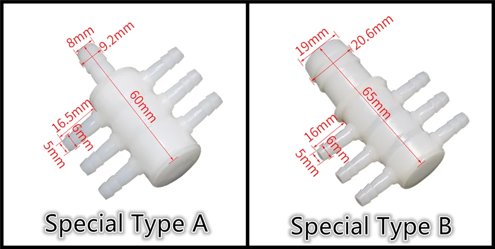 PE Plastic Aquarium Fish Tank Pipe Tube Diverter Connector Oxygen Air Pump Hose Splitter Exhaust Aeration Parts