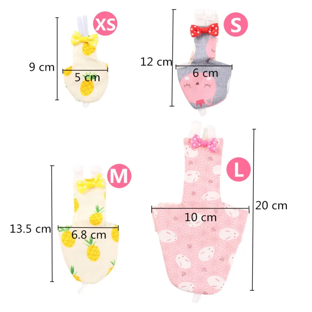 Bird Parrot Diaper Cockatiel Pigeons Flight Suit Clothes Medium Large Pet Birds Clothes Diapers Pet Birds Feces Pocket 1 Pc
