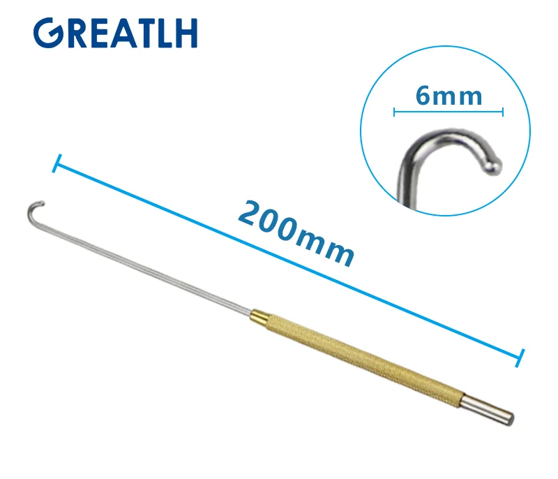 200mm Long Uterine Hook Animal Ovariectomy Spay Snook Dogs Cats Veterinary Pet Orthopedic Instruments 1pcs pet