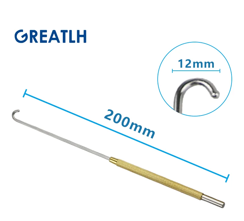 200mm Long Uterine Hook Animal Ovariectomy Spay Snook Dogs Cats Veterinary Pet Orthopedic Instruments 1pcs pet