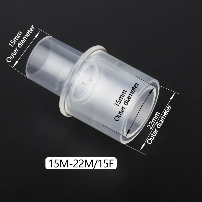 Breathing Circuit Corrugated Tube L Y Shape Connector Straight Connection Adapter Respiratory Anesthesia Tube Connector