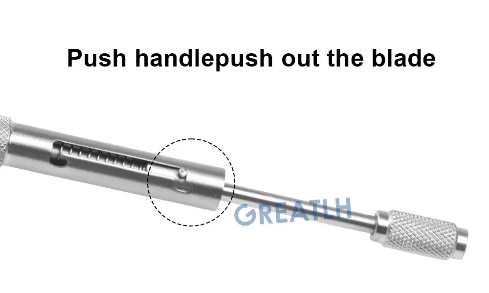 Hair Implant Tool Hair Transplant Implanter Pen Transplant Knife Sapphire Hair Implant Blade Double Edge Blade