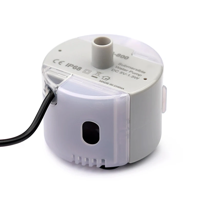 Pet Fountain Motor Submersible Pump Cat Water Drinker SMA-800 USB Water Pump Cats Fountain Accessories Mute DC ,cleaning kit