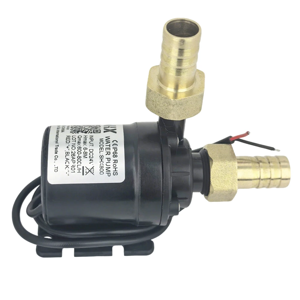 DC12V 24V Water Pumps Lift 5M 800L/H Solar Brushless Motor Water Circulation Water Pump Ceramic Shaft Ultra Quiet Submersibles