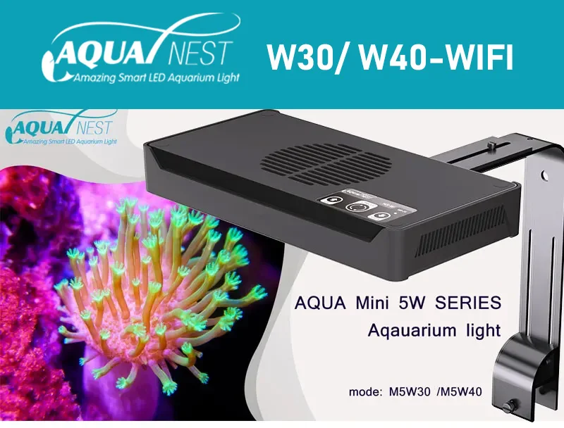 Spectra Nano M029 Aquarium Light 30W/40W Saltwater Lighting With Touch Control For Coral Reef Fish Tank-1