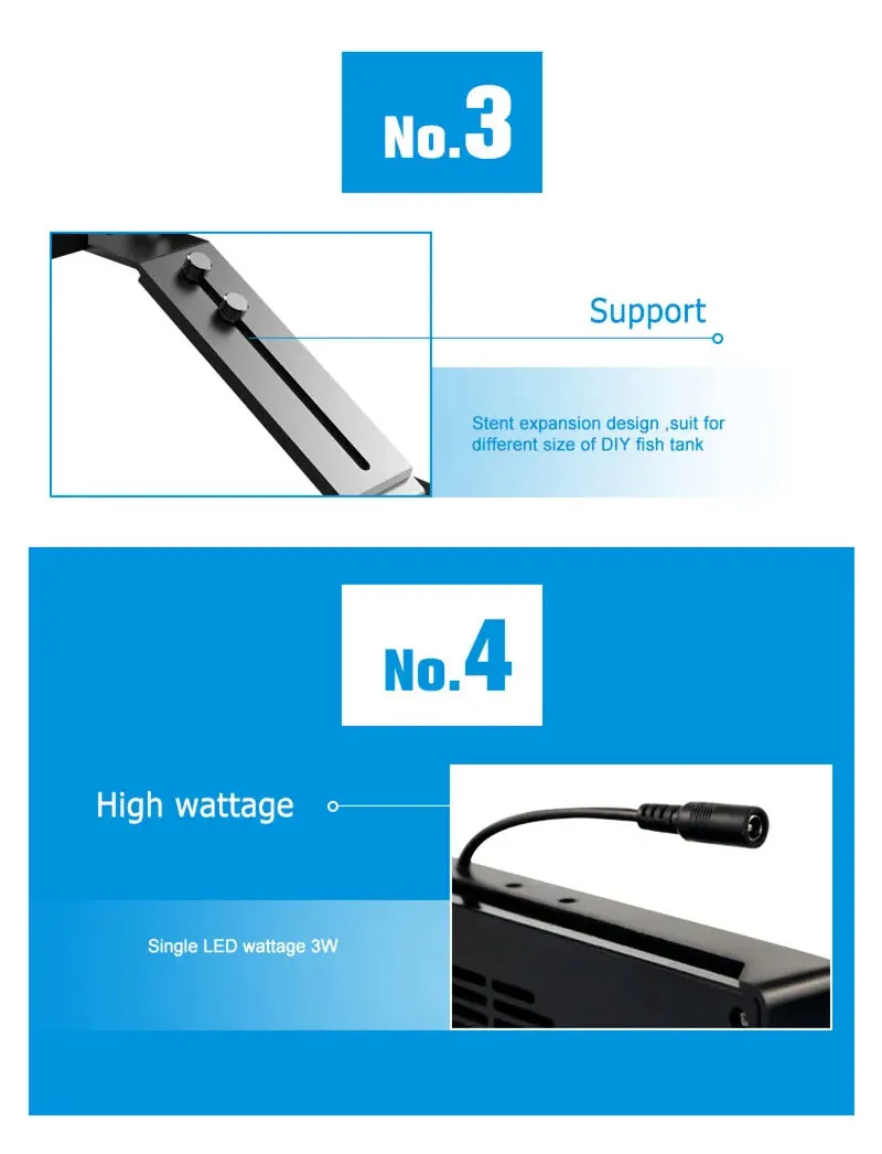 Spectra Nano M029 Aquarium Light 30W/40W Saltwater Lighting With Touch Control For Coral Reef Fish Tank-1