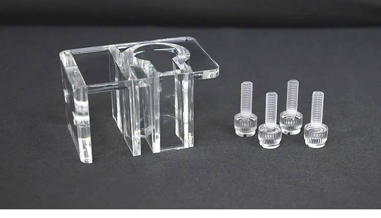 Fish Tank Acrylic Water Pipe Clamps Aquarium Glass Inflow Outflow Holder Fixed Clamps Plant Accessories Clip Lily Fishing Tube
