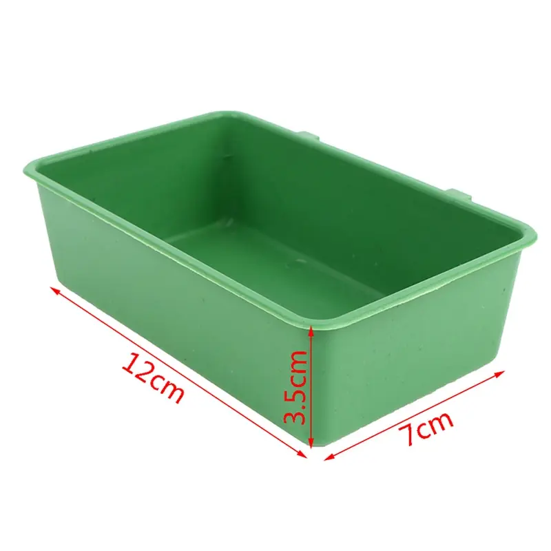 Bird Water Bath Tub Pet Bird Bowl Parrots Parakeet Birdbath Cage Hanging Small Parrot Cage Pet Bird Bath Tub Accessories