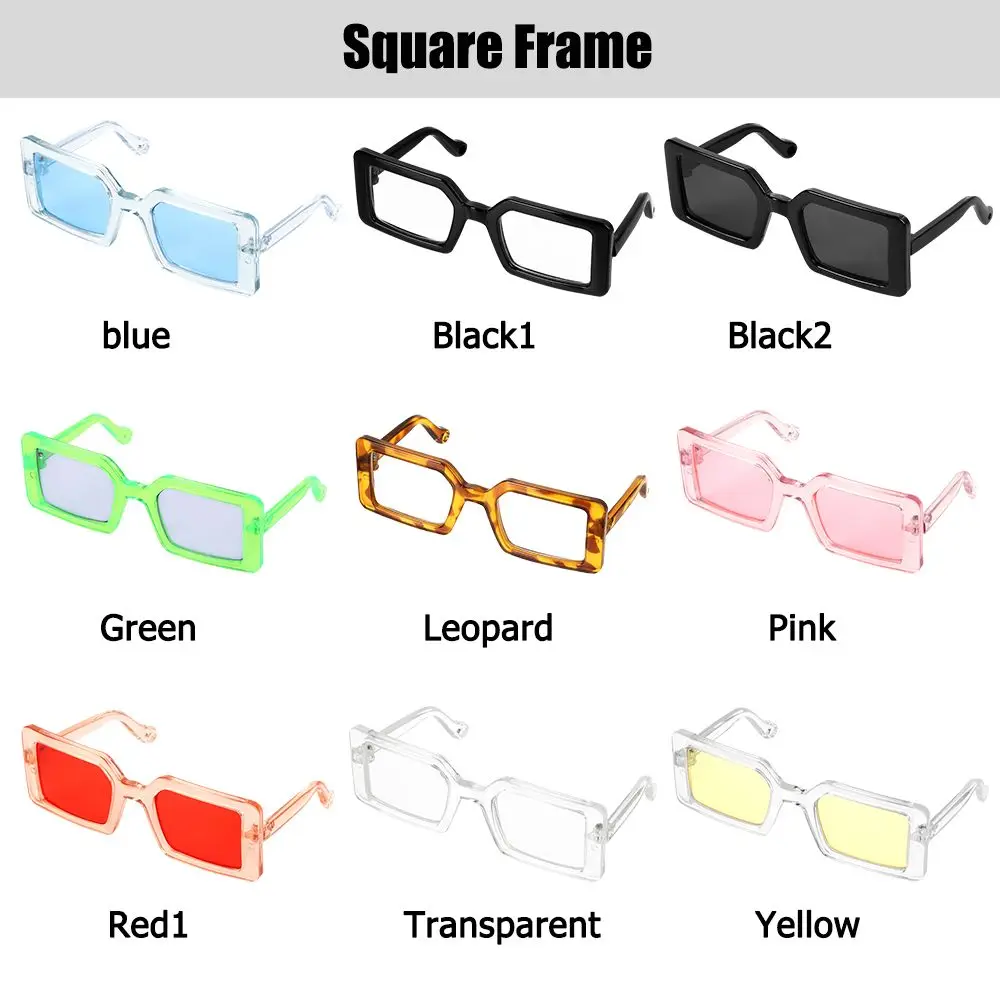 Pet Accessories Multicolor Triangle Frames Mirror Square Glasses Cat Glasses Dog Sunglasses Pet Eyeglasses Dog Sunglasses