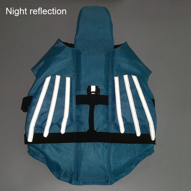 Dog Life Jacket Dog Safety Vest Adjustable Preserver with High Buoyancy and Durable Rescue Handle for Small Medium and Large Dog