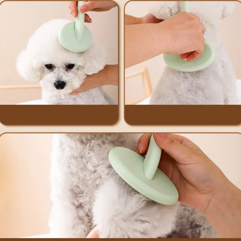 Dog Comb Pet Hair Remover Dogs Brush Stainless Steel Combs for Dogs Hair Knot Opening Dog Grooming Massage Brush Pet Supplies