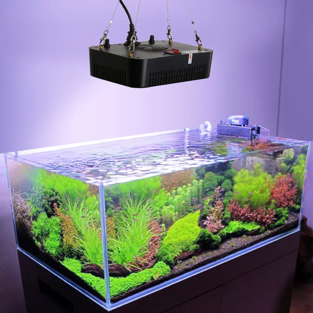 Dimmable LED Aquarium Lights 180W 140W Fish Tank Light For Freshwater Saltwater Aquarium Marine Reef Coral Lighting Decoration