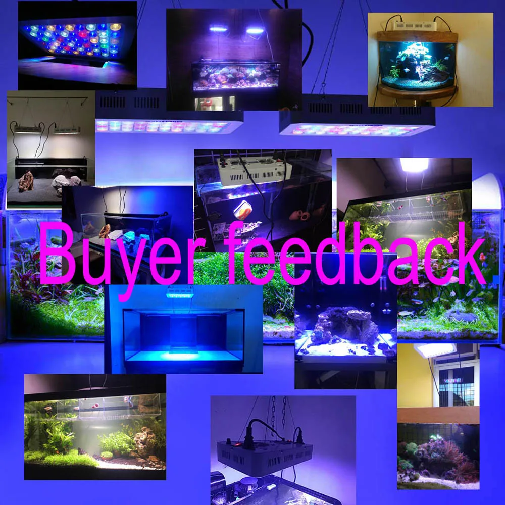 Dimmable LED Aquarium Lights 180W 140W Fish Tank Light For Freshwater Saltwater Aquarium Marine Reef Coral Lighting Decoration