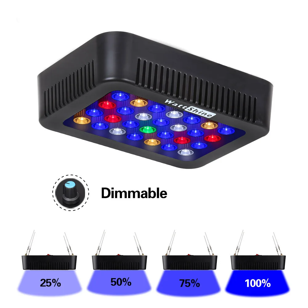 Dimmable LED Aquarium Lights 180W 140W Fish Tank Light For Freshwater Saltwater Aquarium Marine Reef Coral Lighting Decoration